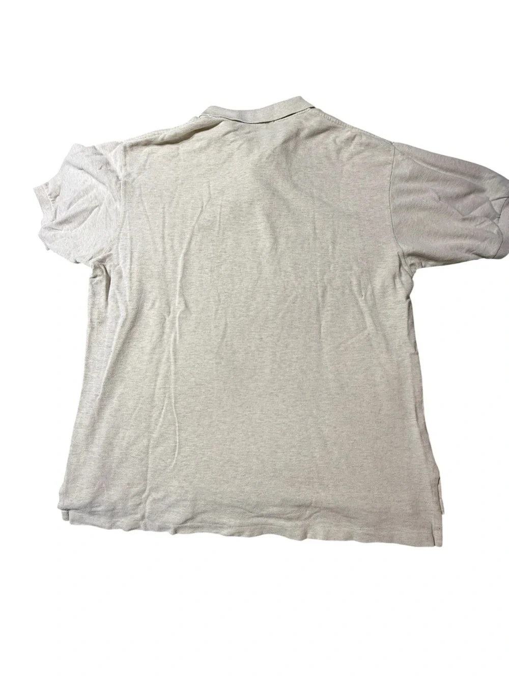 Polo Ralph Lauren Mens XL Beige Classic Fit Cotton Mesh Short Sleeve Pony Polo